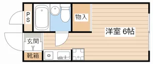 ハタハイツ【1階】の間取り