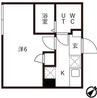 アイリス渋谷【1階】の間取り