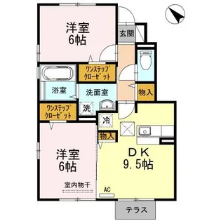 グローブ【1階】の間取り