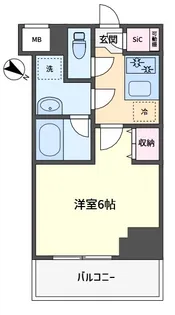 LUMEED横濱吉野町【7階】の間取り