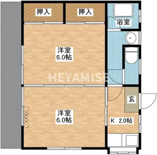 アセント弥生【1階】の間取り