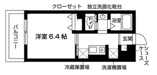1Kの間取り画像