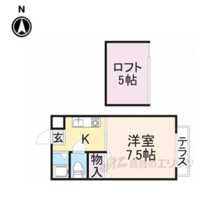 メゾンあすか【1階】の間取り