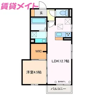 ディーシャンブル江島台【1階】の間取り