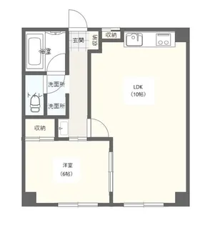 ランドパレス富久山【3階】の間取り