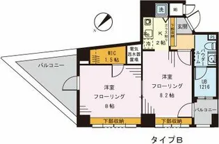 コンフォート東新宿【3階】の間取り
