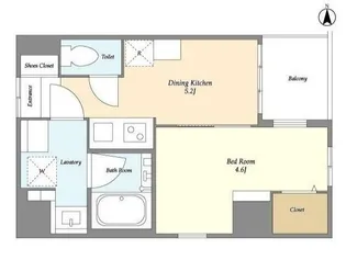 東京都北区王子3【マンション】の間取り