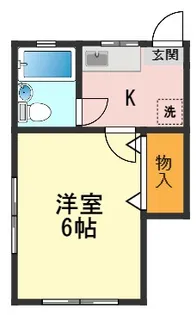 東京都江戸川区東小岩1【アパート】の間取り
