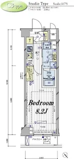 メインステージ奥沢【4階】の間取り