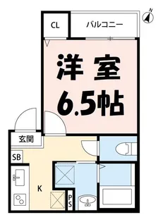 ルミナス 西堀【1階】の間取り