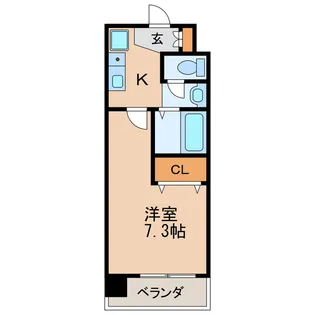 アレーズカシェート【10階】の間取り