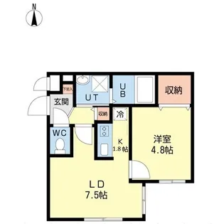 プランドールL【4階】の間取り