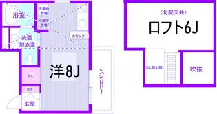 moku【4階】の間取り