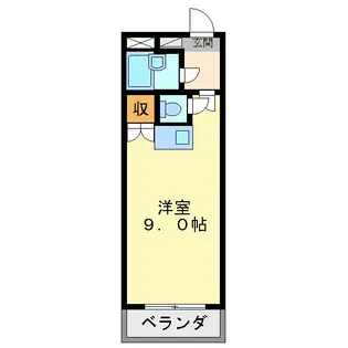 徳島県徳島市津田町3【マンション】の間取り