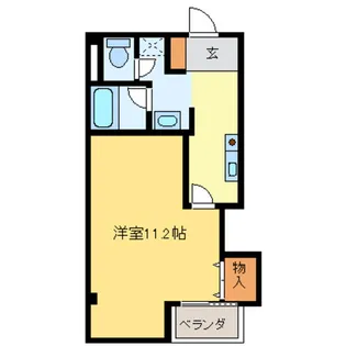 グランハイツ菜の花【2階】の間取り