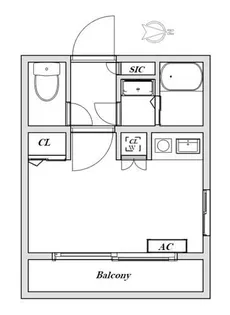 東京都新宿区百人町2【マンション】の間取り