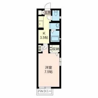 アトランティス【1階】の間取り