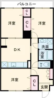 エマーレ南大泉Nord【1階】の間取り