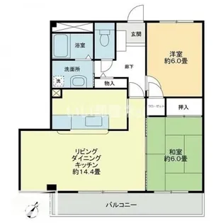 フォブールQUA【3階】の間取り