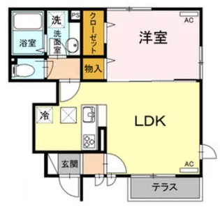 東京都大田区大森北5【アパート】の間取り