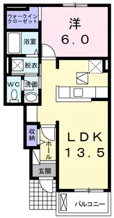 高知県土佐市蓮池【アパート】の間取り