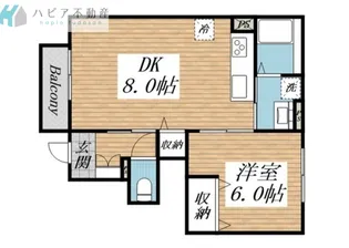 フォレストメゾン糀町【1階】の間取り