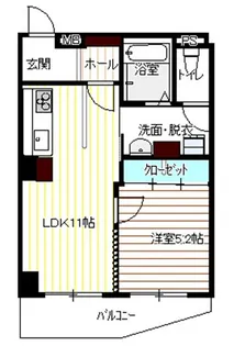 アルファ八田【3階】の間取り
