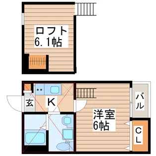 ヴァルムファーデン【1階】の間取り