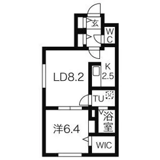 デナーロ・ジオ【4階】の間取り
