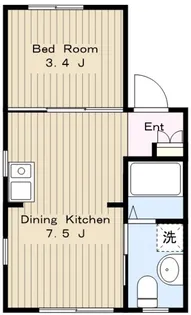東京都町田市大蔵町【アパート】の間取り