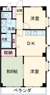 SK小松川【3階】の間取り