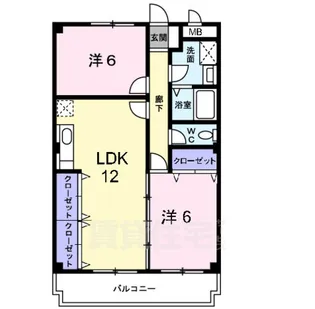 サンモール【2階】の間取り