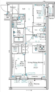 東京都練馬区中村3【マンション】の間取り