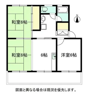 マンション珠瑠河I【1階】の間取り
