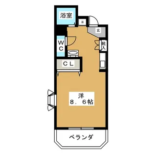 ノーブルハウス吉田【5階】の間取り