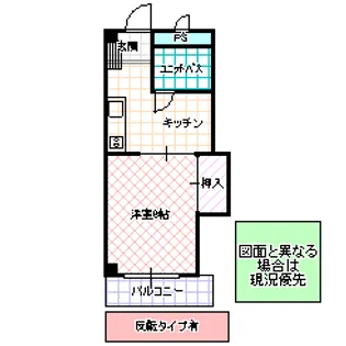 シエル西大島【1階】の間取り