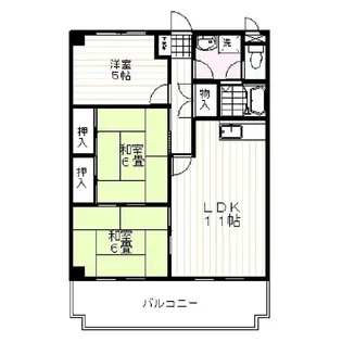 グッドウィル【2階】の間取り
