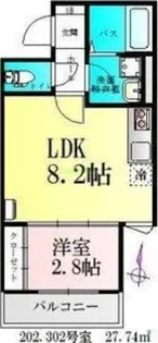 仮)BAU宮町2号棟【3階】の間取り