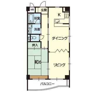 NEO WING【2階】の間取り