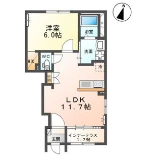 ココソレイユ【1階】の間取り