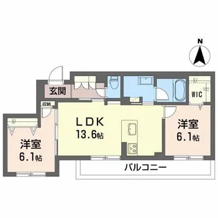 Bon Filone【1階】の間取り