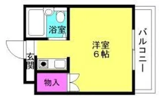 ピースハイツ【1階】の間取り