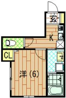 プランドール武蔵小杉【1階】の間取り