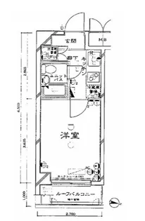ルーブル都立大学II【5階】の間取り