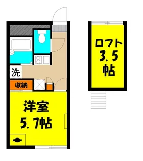ルミエール【1階】の間取り