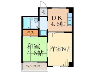 CASA Felice【3階】の間取り