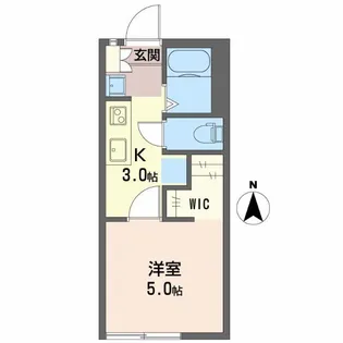 ヒルトップK【1階】の間取り