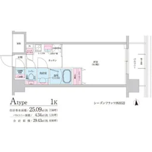オルフェア鶴ヶ丘駅前【10階】の間取り