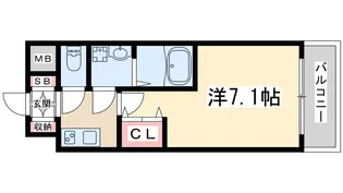 オーキッドレジデンス新大阪【4階】の間取り