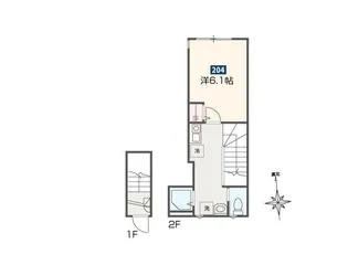 ノイエ【2階】の間取り